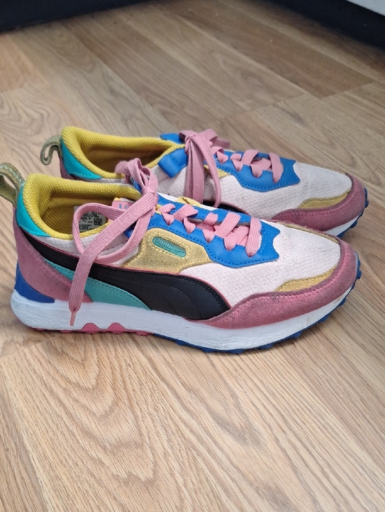 Puma Other - Puma Rider FV Future Vintage Multicolor Runner Sneaker - Pink, Teal, Black, Gold